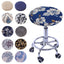 Housse de Chaise Ronde Imprimée Fashion - Protecteur Élastique et Extensible