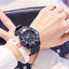 Montre à Quartz en Silicone pour Femmes - Décontractée et Sportive