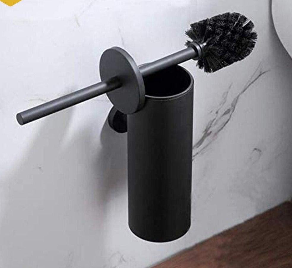 Ensemble de support de brosse de toilette en acier inoxydable premium