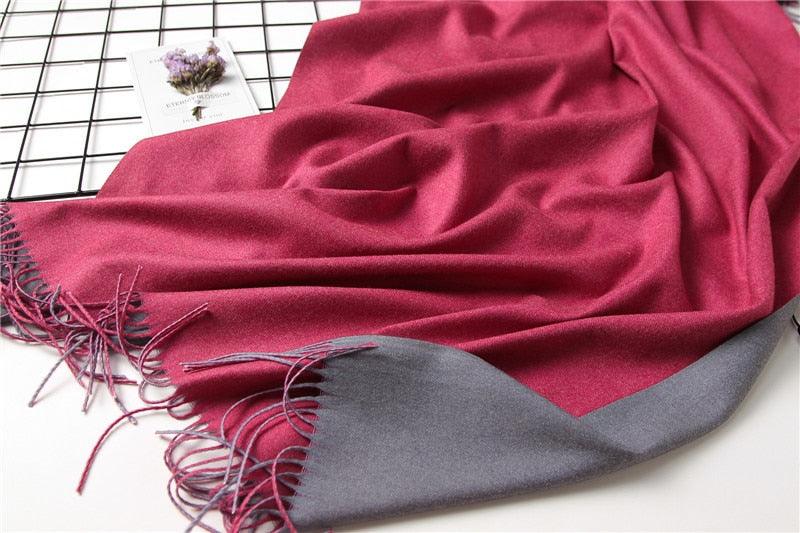Elegant Cashmere Winter Scarf - Lightweight & Versatile Shawl for Women - Korvel