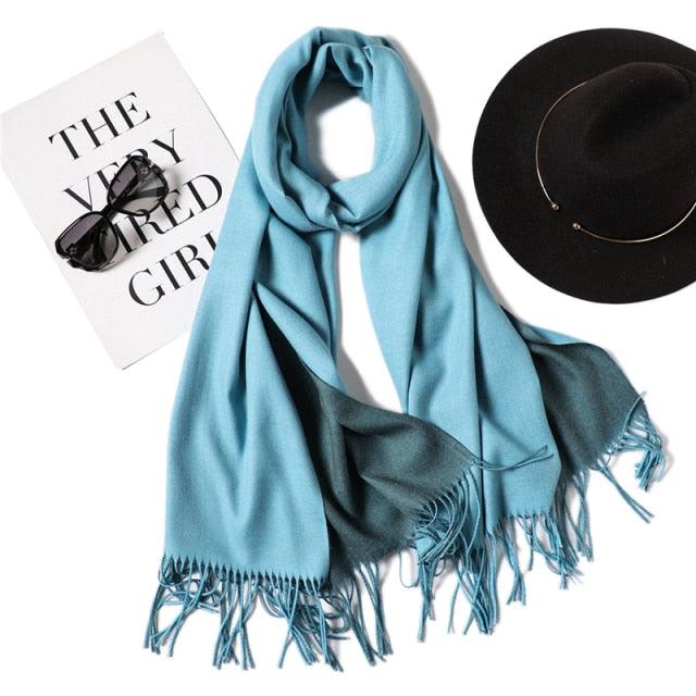 Elegant Cashmere Winter Scarf - Lightweight & Versatile Shawl for Women - Korvel