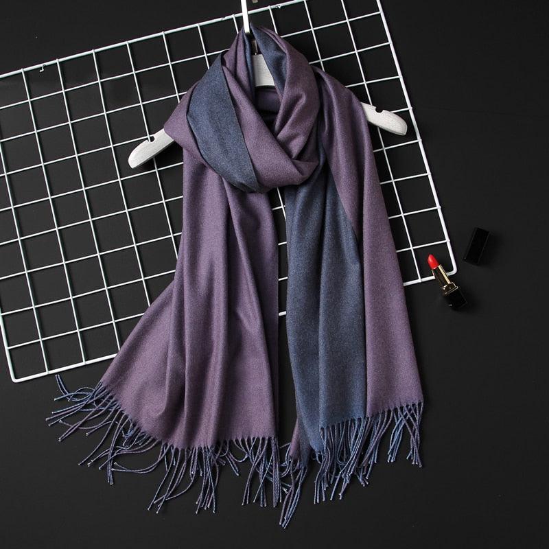 Elegant Cashmere Winter Scarf - Lightweight & Versatile Shawl for Women - Korvel