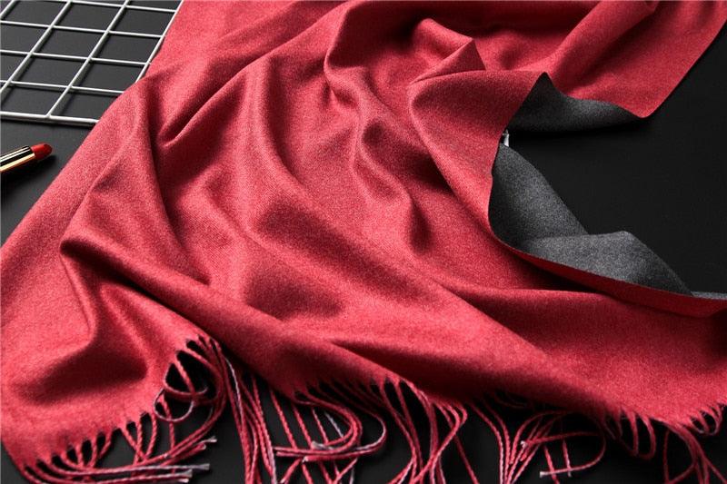 Elegant Cashmere Winter Scarf - Lightweight & Versatile Shawl for Women - Korvel