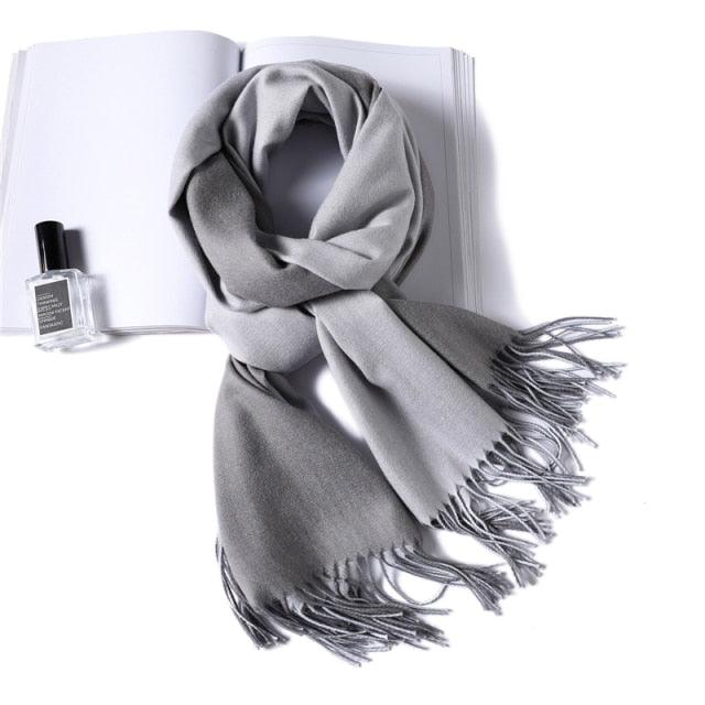 Elegant Cashmere Winter Scarf - Lightweight & Versatile Shawl for Women - Korvel