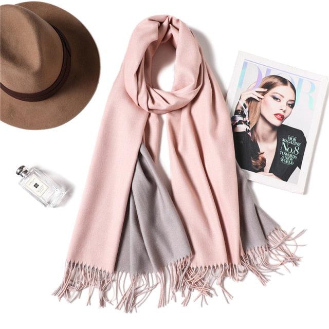 Elegant Cashmere Winter Scarf - Lightweight & Versatile Shawl for Women - Korvel