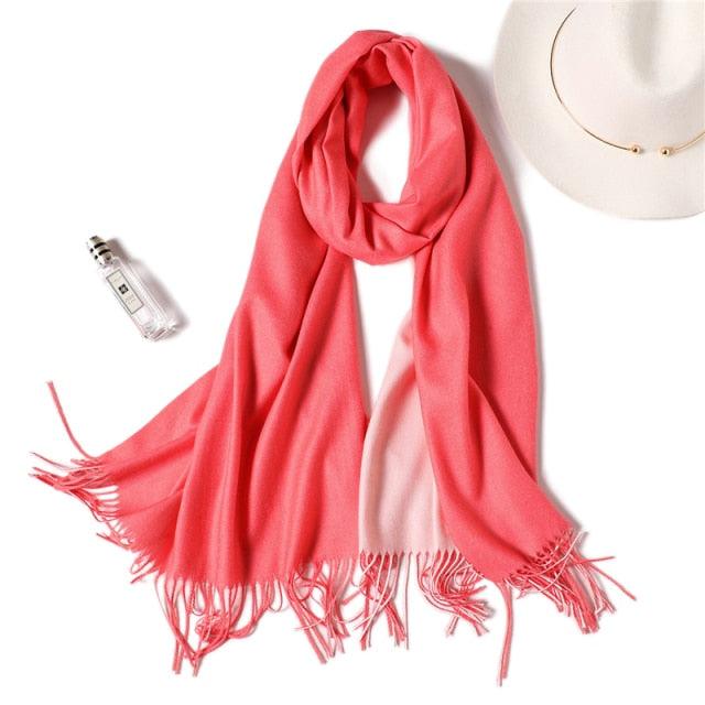 Elegant Cashmere Winter Scarf - Lightweight & Versatile Shawl for Women - Korvel