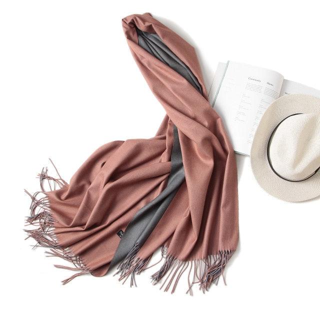 Elegant Cashmere Winter Scarf - Lightweight & Versatile Shawl for Women - Korvel