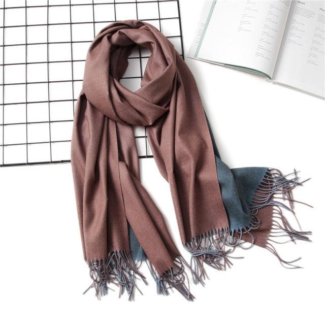 Elegant Cashmere Winter Scarf - Lightweight & Versatile Shawl for Women - Korvel