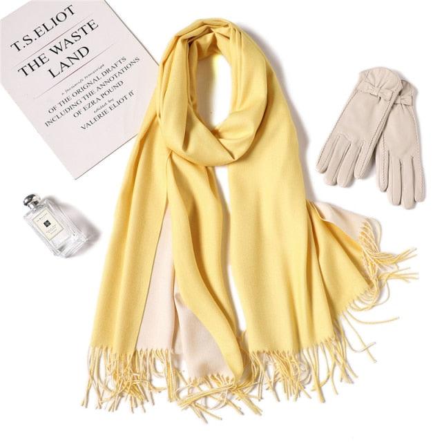 Elegant Cashmere Winter Scarf - Lightweight & Versatile Shawl for Women - Korvel