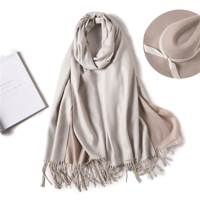 Elegant Cashmere Winter Scarf - Lightweight & Versatile Shawl for Women - Korvel