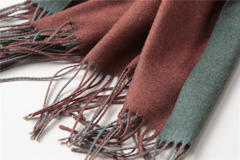 Elegant Cashmere Winter Scarf - Lightweight & Versatile Shawl for Women - Korvel