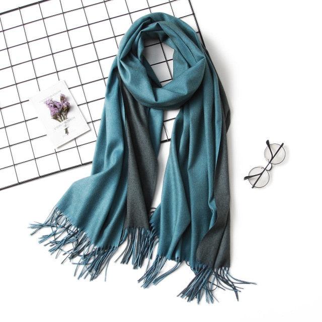 Elegant Cashmere Winter Scarf - Lightweight & Versatile Shawl for Women - Korvel
