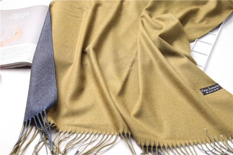 Elegant Cashmere Winter Scarf - Lightweight & Versatile Shawl for Women - Korvel