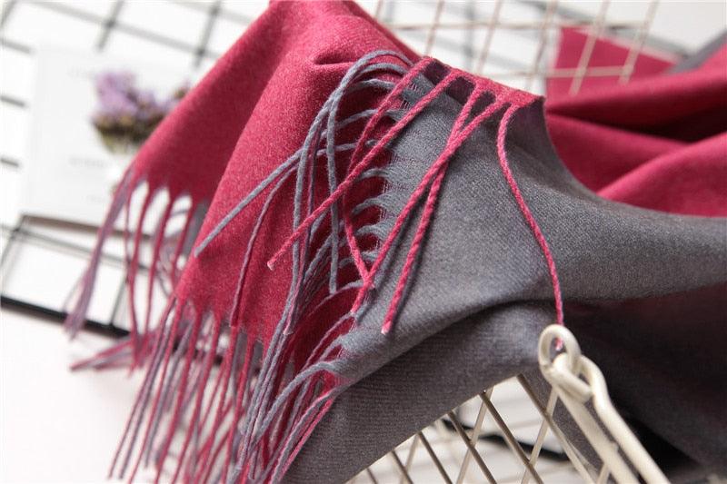 Elegant Cashmere Winter Scarf - Lightweight & Versatile Shawl for Women - Korvel