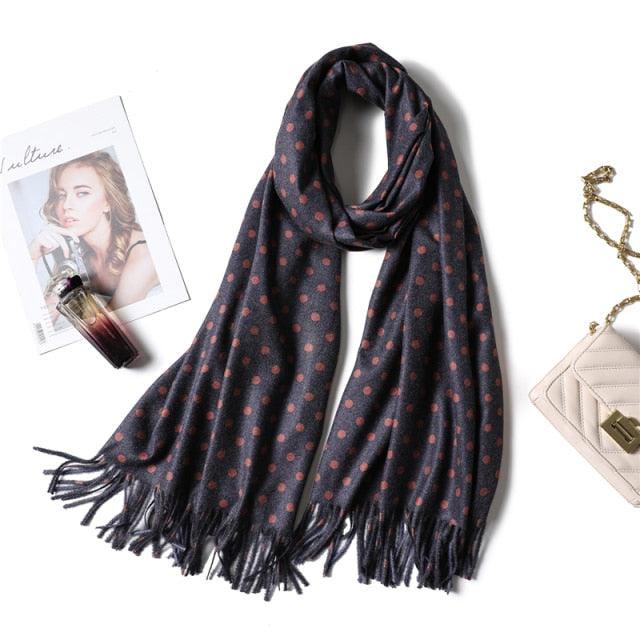 Elegant Cashmere Winter Scarf - Lightweight & Versatile Shawl for Women - Korvel