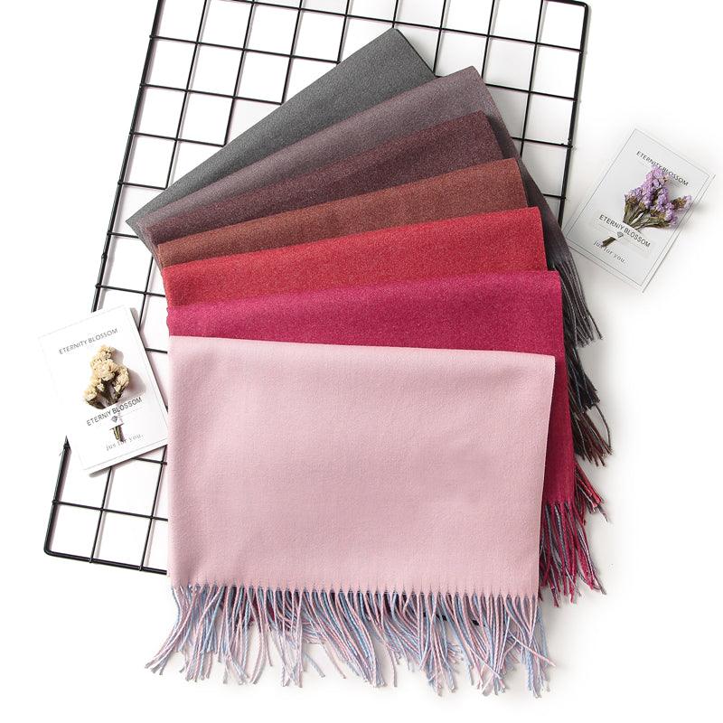 Elegant Cashmere Winter Scarf - Lightweight & Versatile Shawl for Women - Korvel