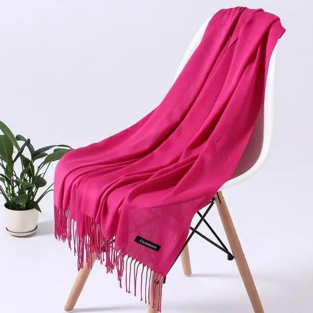 Écharpe d'hiver pour femmes premium - Châle doux et élégant