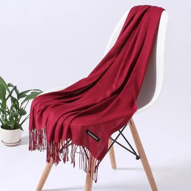 Écharpe d'hiver pour femmes premium - Châle doux et élégant