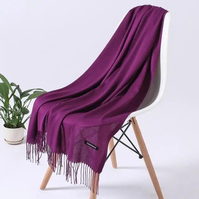 Écharpe d'hiver pour femmes premium - Châle doux et élégant