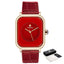 Montre à Quartz Rectangulaire Minimaliste Élégante pour Femme