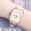 Montre à Quartz Rectangulaire Minimaliste Élégante pour Femme