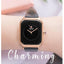 Montre à Quartz Rectangulaire Minimaliste Élégante pour Femme
