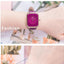Montre à Quartz Rectangulaire Minimaliste Élégante pour Femme