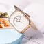 Montre à Quartz Rectangulaire Minimaliste Élégante pour Femme