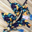 Ensemble de bikini à nouer en ribbed pour femmes à la mode