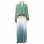 Fashionable casual style set cape shawl style lace up top+pleated skirt - Korvel