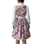 Robe Jupe Éléguante à Fleurs