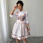 Robe Jupe Éléguante à Fleurs