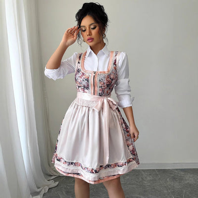 Robe Jupe Éléguante à Fleurs