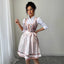 Robe Jupe Éléguante à Fleurs