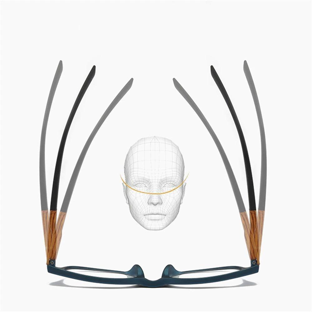 Stylish Wood Grain Reading Glasses for Men and Women