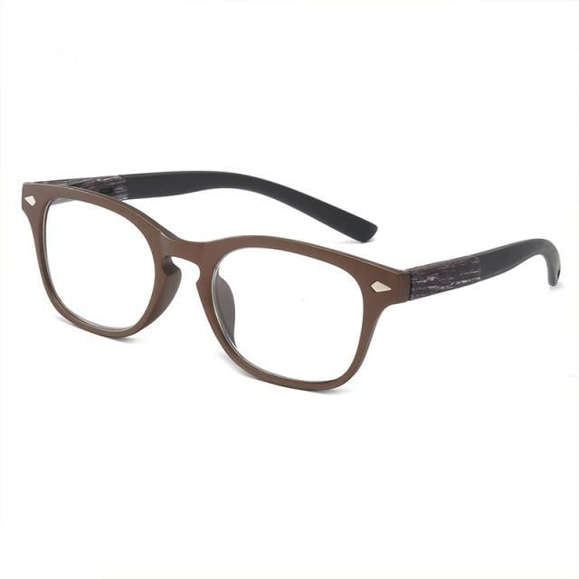 Stylish Wood Grain Reading Glasses for Men and Women
