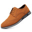Fashionable men's white sole widened carved leather shoes for men - Korvel