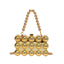 Trendy Mini Lipstick Crossbody Bag with Pearl Chain