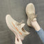 Fashionable running shoes with soft soles trendy fly woven mesh Korean version casual sports single shoes - Korvel