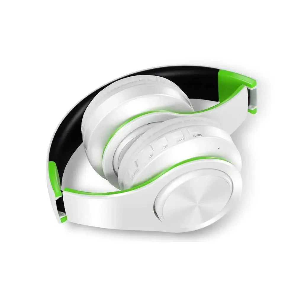 Stylish Bluetooth Over-Ear Headphones - Foldable & Portable