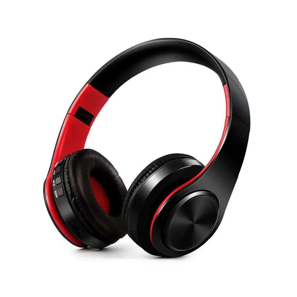 Stylish Bluetooth Over-Ear Headphones - Foldable & Portable