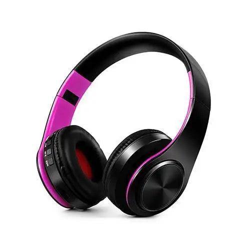 Stylish Bluetooth Over-Ear Headphones - Foldable & Portable