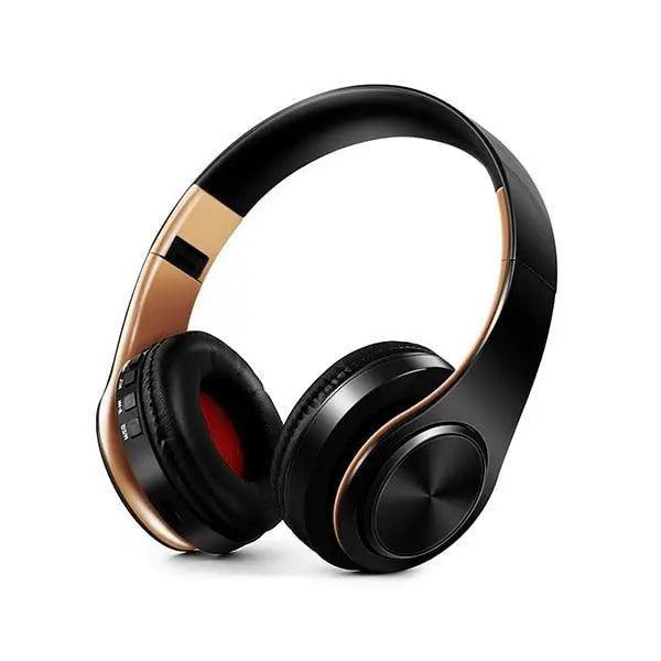 Stylish Bluetooth Over-Ear Headphones - Foldable & Portable