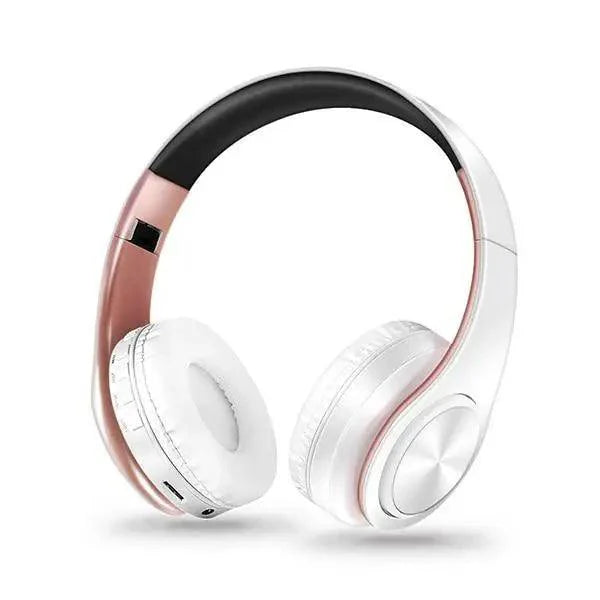 Stylish Bluetooth Over-Ear Headphones - Foldable & Portable