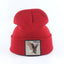 Stylish Unisex Wolf-Themed Knitted Beanie - Cozy Winter Accessory - Korvel