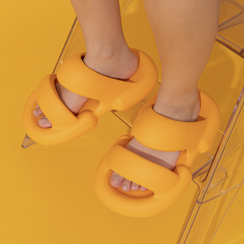 Fatty Slippers Summer Fatty Creative Fashion Trendy Outdoor Men and Women Couple Sandals and Slippers - Korvel