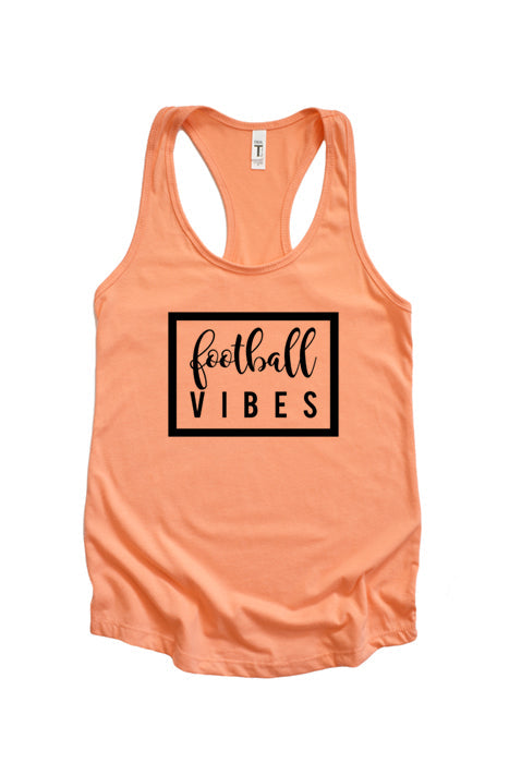 Football Vibes Racerback Tank Top - Korvel