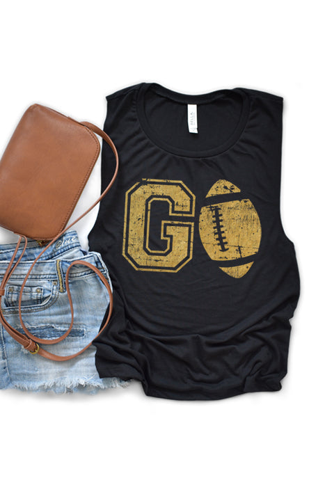Gold Go Muscle Tank Top - Korvel