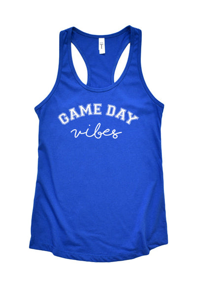 Game Day Vibes Racerback Tank Top - Korvel