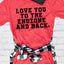 Love You to the Endzone & Back T-Shirt - Korvel